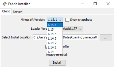 fabric installer