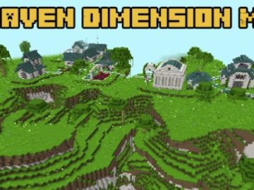 Heaven Dimension Mod Майнкрафт