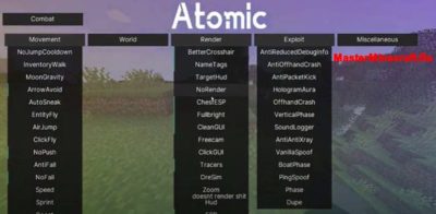 функции чита atomic