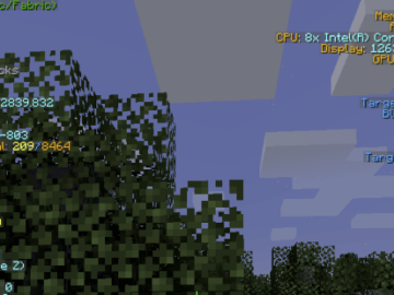 BetterF3 для Minecraft