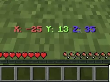 Coordinate Bar Minecraft