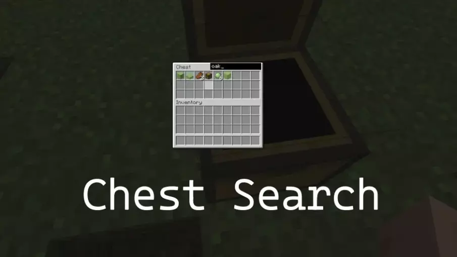 Chest Search Minecraft