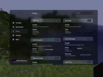 Luminous Client для Minecraft